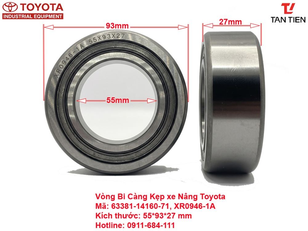 Vòng Bi Xe Nâng Toyota 63381-14160-71 (XR0946-1A)